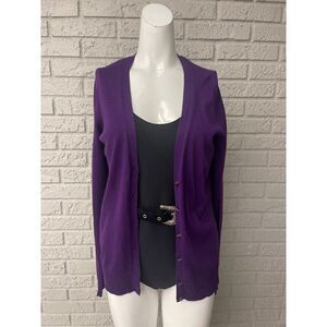 NWT New York & Co. Purple Fine Knit Sweater Size M